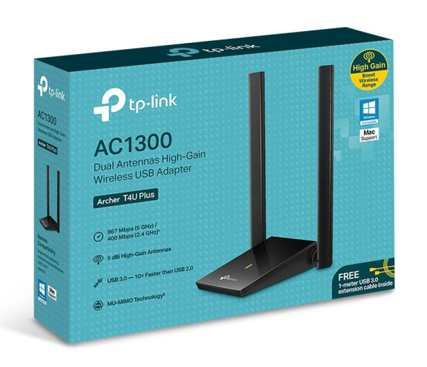 TP-Link Archer T4U Plus (1300Mb/s a/b/g/n/ac) DualBand - 624290 - zdjęcie 6